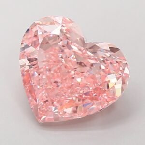 Heart 5.03ct VS2 Fancy Vivid Pink Lab Grown Diamond