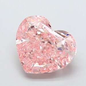 Heart 6.52ct VS1 Fancy Vivid Pink Lab Grown Diamond