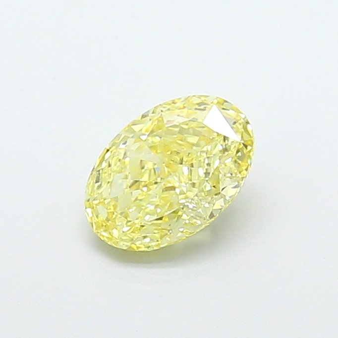 Oval 1.06ct VVS2 Fancy Light Yellow Lab Grown Diamond