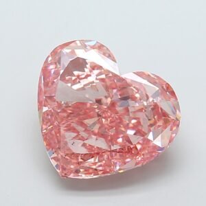 Heart 10.07ct SI1 Fancy Intense Brownish Pink Lab Grown Diamond