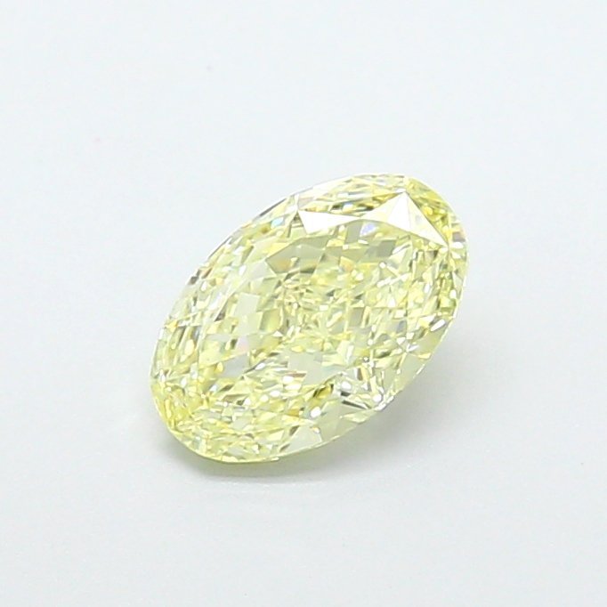 Oval 1.01ct VVS2 Yellow Lab Grown Diamond
