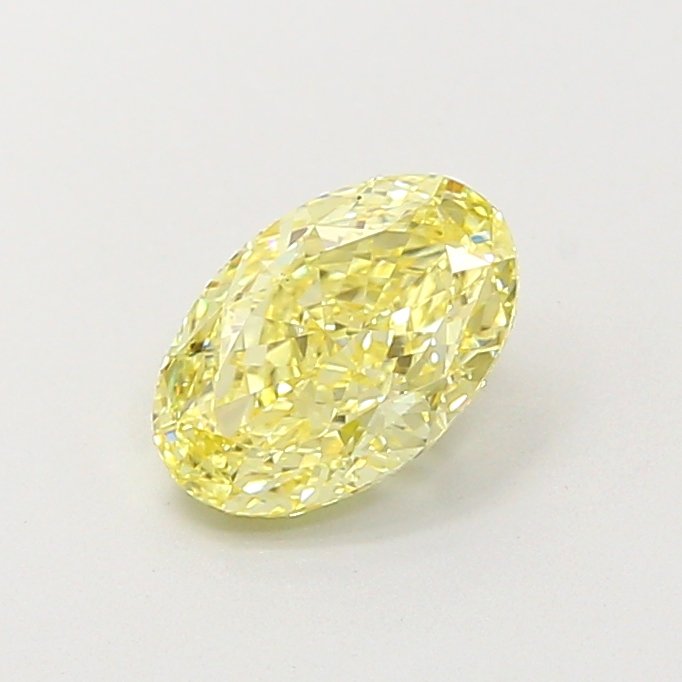 Oval 1.09ct VS1 Fancy Light Yellow Lab Grown Diamond