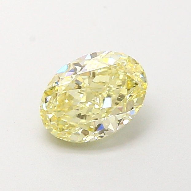 Oval 1.1ct VVS2 Fancy Light Yellow Lab Grown Diamond