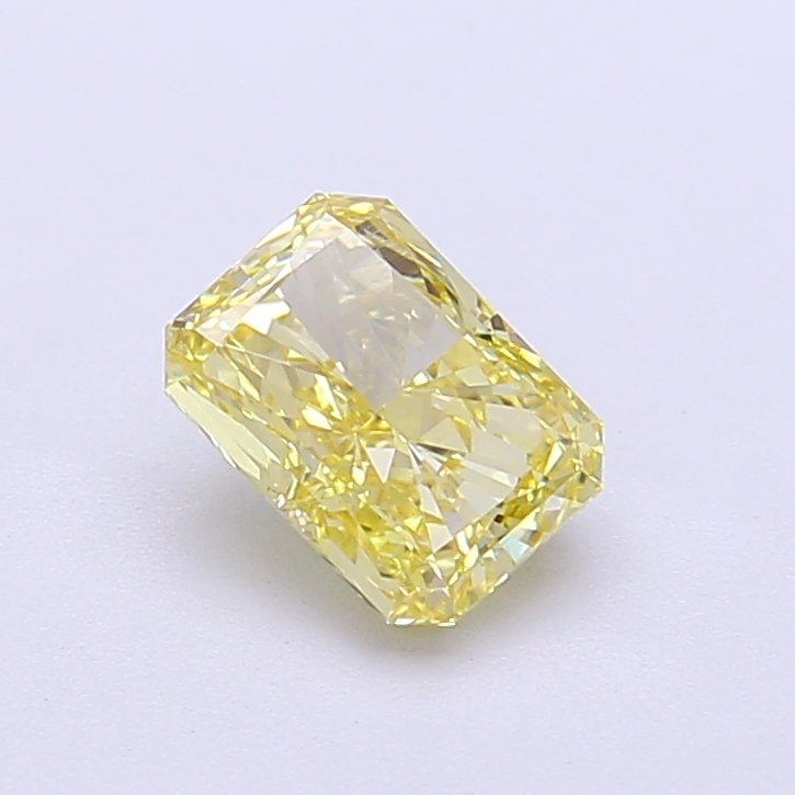 Radiant 1.01ct VVS2 Fancy Light Yellow Lab Grown Diamond