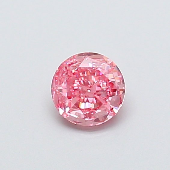 Round 0.64ct VS2 Fancy Vivid Pink Lab Grown Diamond