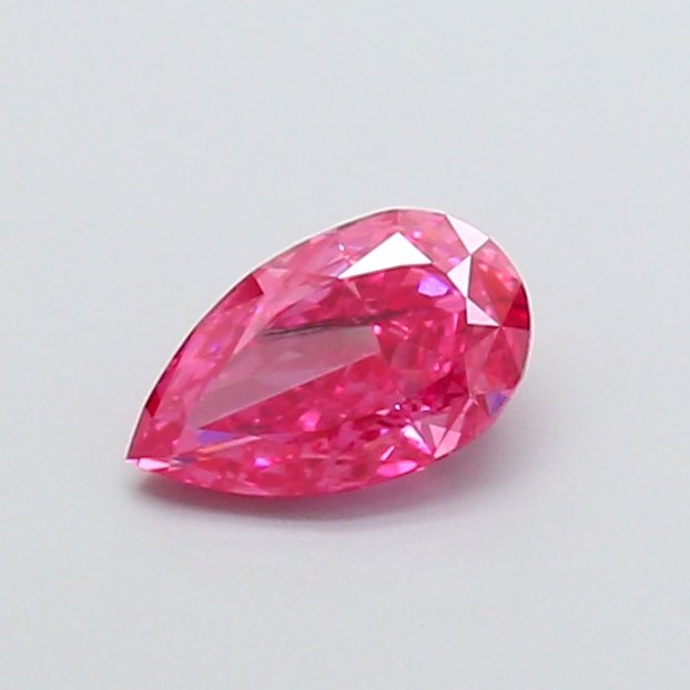 Pear 1.01ct SI2 Fancy Vivid Pink Lab Grown Diamond