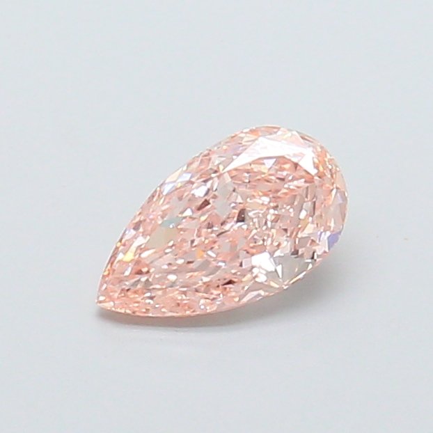 Pear 0.79ct VVS2 Fancy Light Pink Lab Grown Diamond