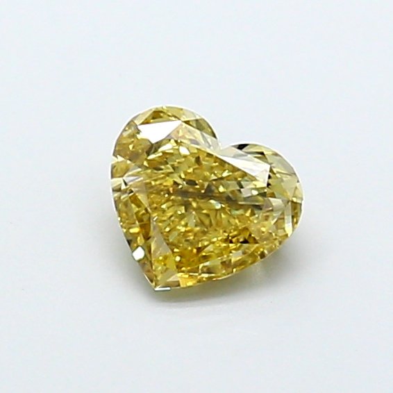 Heart 1.01ct VS2 Fancy Light Grayish Yellow Lab Grown Diamond