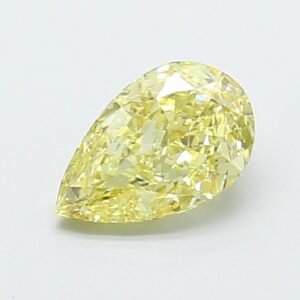 Pear 1.21ct VS2 Fancy Light Yellow Lab Grown Diamond
