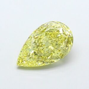 Pear 1.01ct VS1 Fancy Light Yellow Lab Grown Diamond