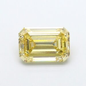 Emerald 1.48ct VS1 Fancy Light Yellow Lab Grown Diamond