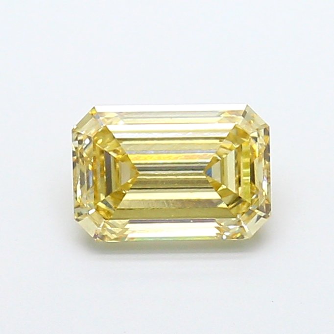 Emerald 1.48ct VS1 Fancy Light Yellow Lab Grown Diamond