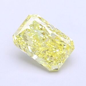 Radiant 1.08ct VS1 Fancy Intense Yellow Lab Grown Diamond