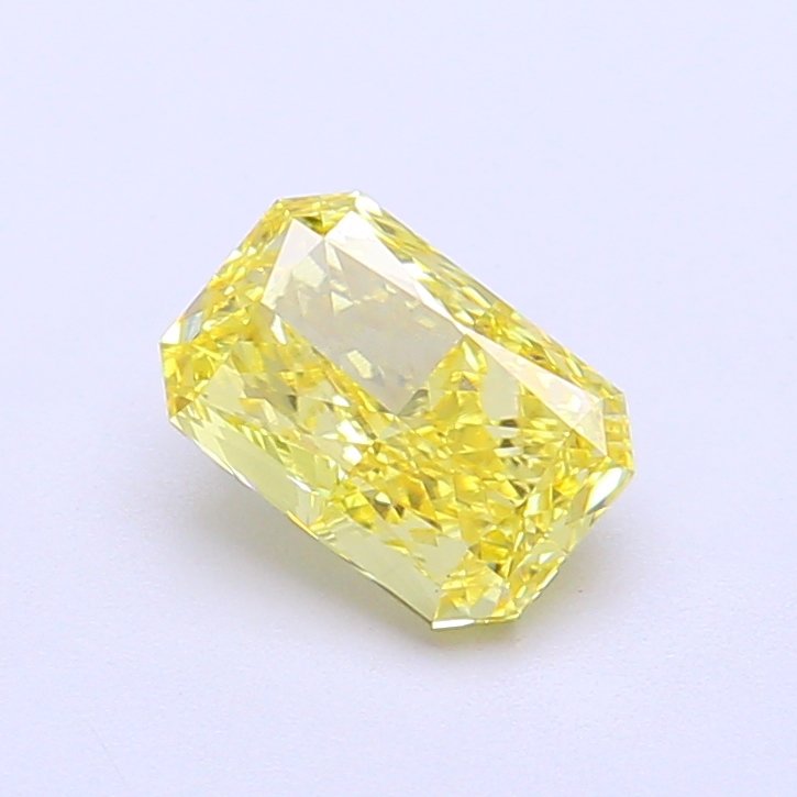 Radiant 1.08ct VS1 Fancy Vivid Yellow Lab Grown Diamond