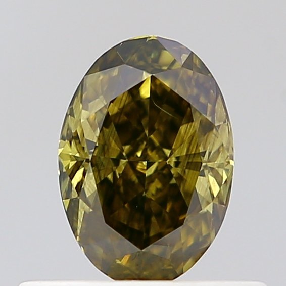 OVAL 0.50ct VS1 FANCY VIVID Yellow Lab Grown Diamond