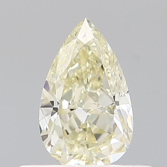 PEAR 0.53ct VS1 FANCY VIVID Yellow Lab Grown Diamond