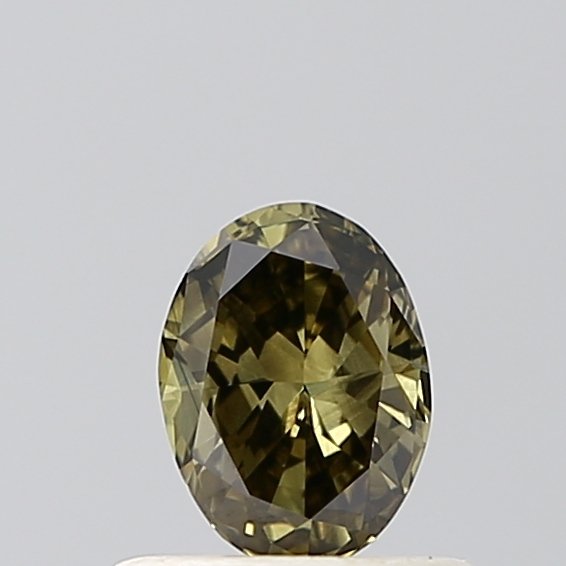 OVAL 0.41ct VS1 FANCY VIVID Yellow Lab Grown Diamond