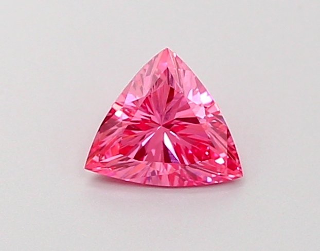 TRIANGLE 0.32ct VS1 FANCY VIVID PINK Lab Grown Diamond