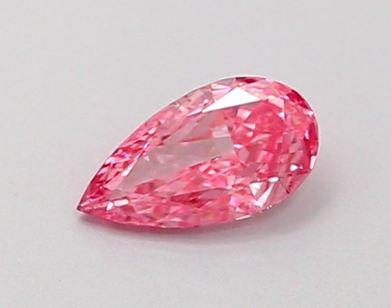 PEAR 0.22ct VS1 FANCY VIVID PINK Lab Grown Diamond