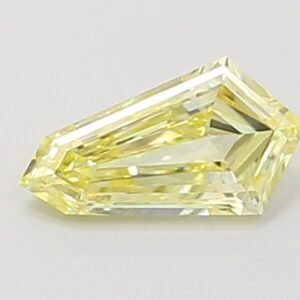 SHIELD 0.32ct VS1 FANCY VIVID Yellow Lab Grown Diamond