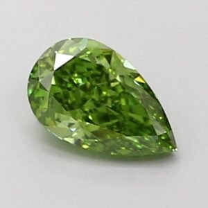 PEAR 0.41ct VS1 FANCY VIVID GREEN Lab Grown Diamond