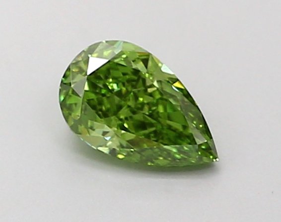 PEAR 0.41ct VS1 FANCY VIVID GREEN Lab Grown Diamond