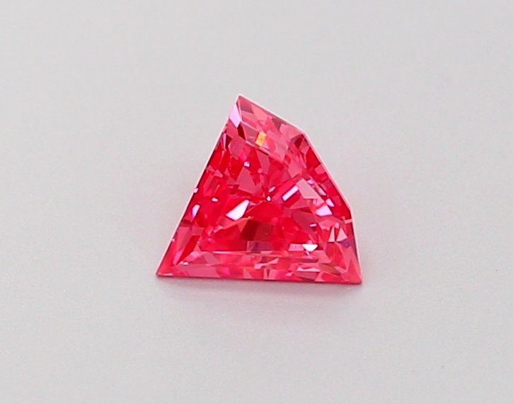TRIANGLE 0.21ct VS1 FANCY VIVID PINK Lab Grown Diamond