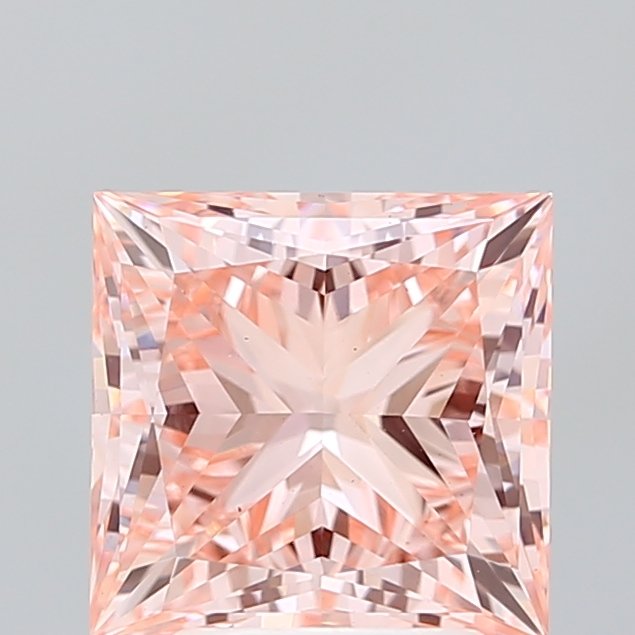 3.30 ct Princess PINK VS1 IGI Certified Lab Grown Diamond