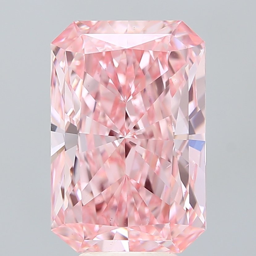 6.00 ct Radiant PINK VS2 IGI Certified Lab Grown Diamond