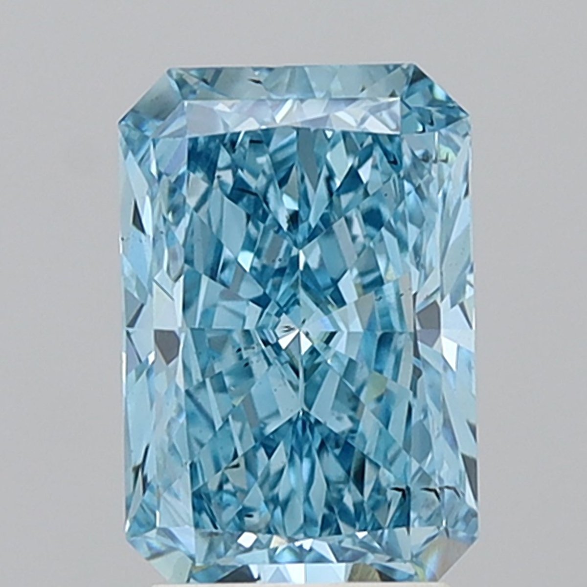 2.79 ct Radiant BLUE SI1 IGI Certified Lab Grown Diamond