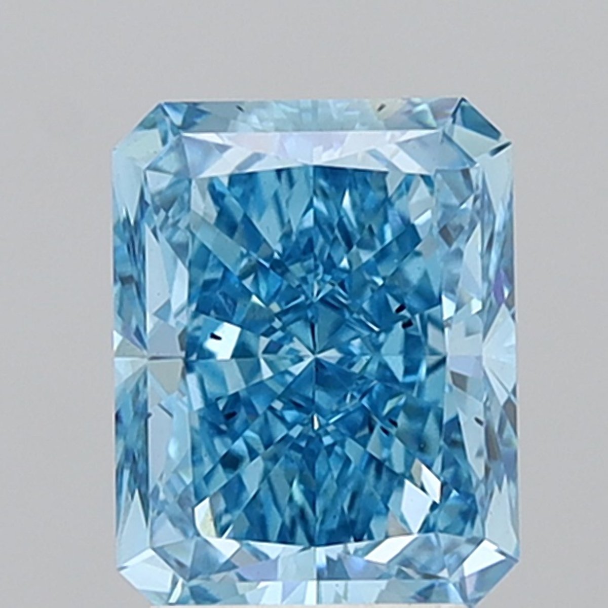 3.01 ct Radiant BLUE SI1 IGI Certified Lab Grown Diamond