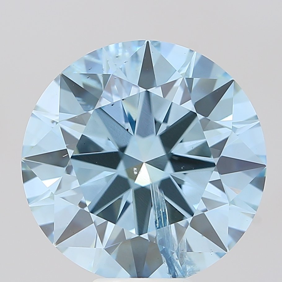10.08 ct Round BLUE I1 IGI Certified Lab Grown Diamond
