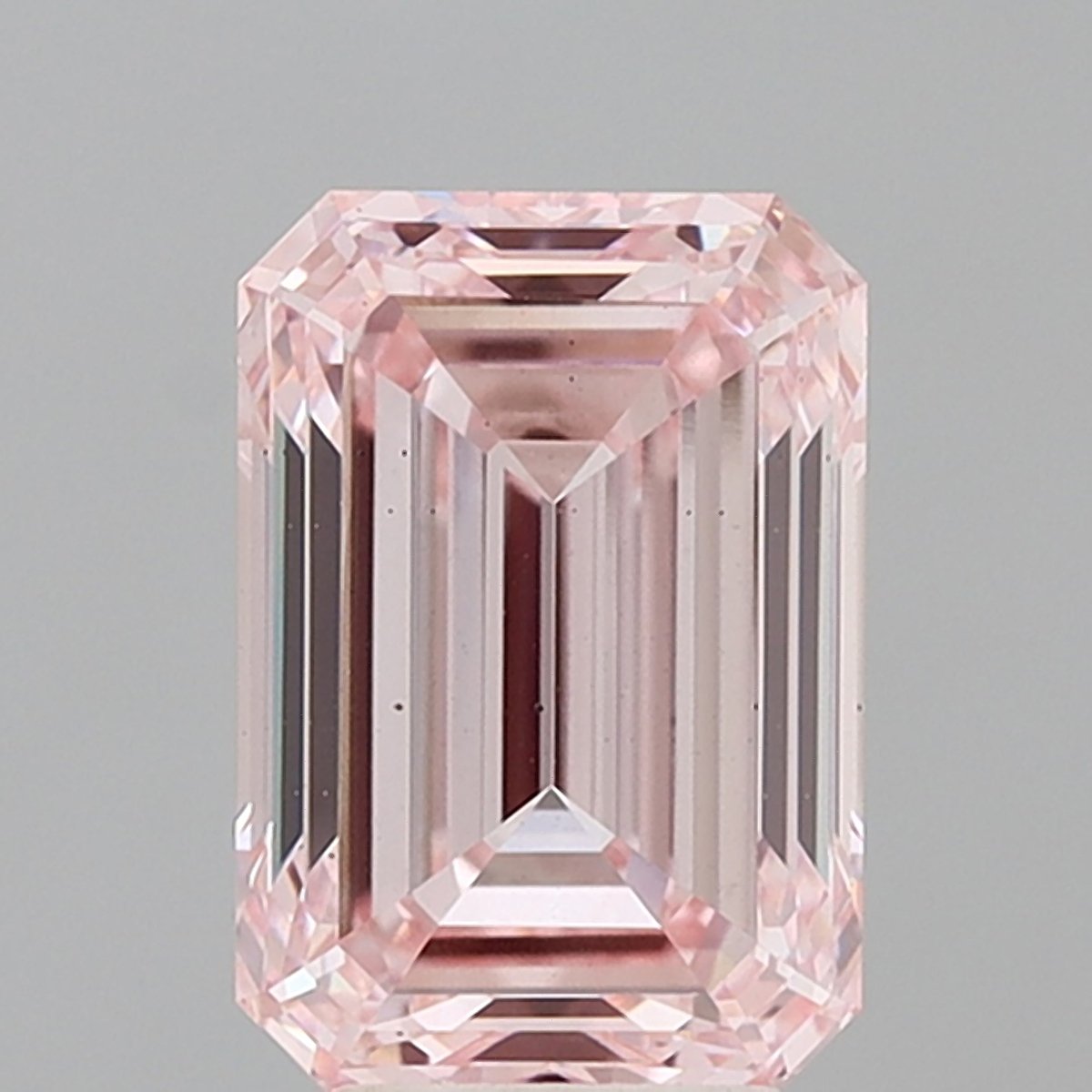 5.39 ct Emerald PINK VS2 IGI Certified Lab Grown Diamond
