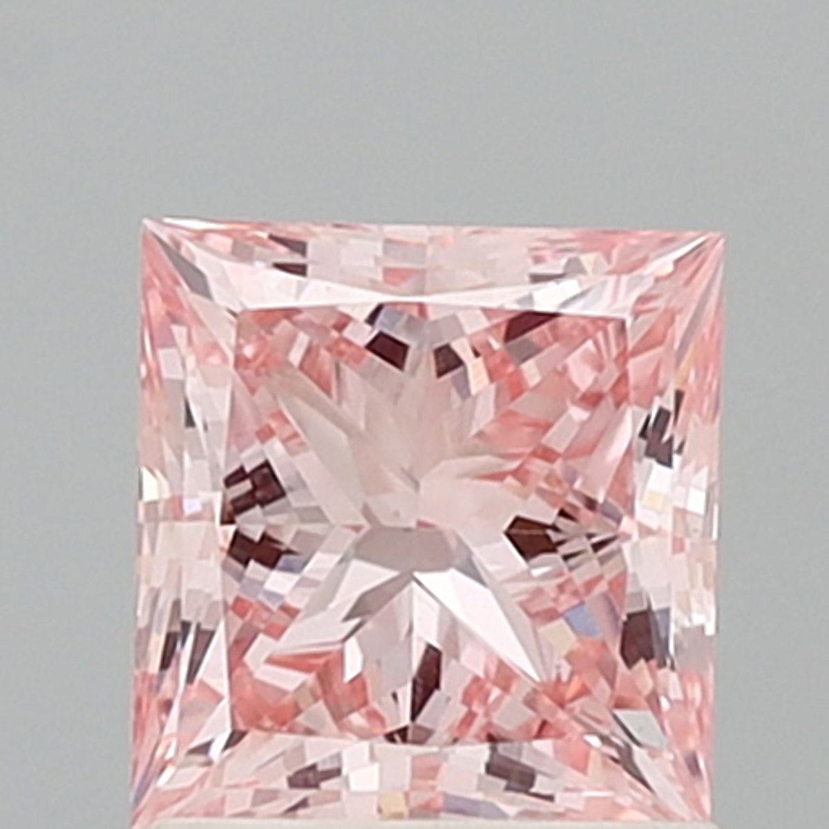 1.38 ct Princess PINK VS1 IGI Certified Lab Grown Diamond