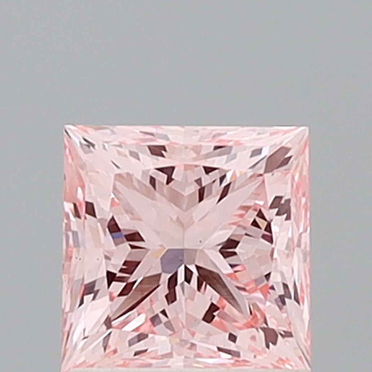 1.42 ct Princess PINK VS1 IGI Certified Lab Grown Diamond