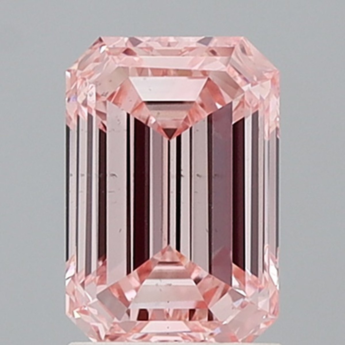 1.86 ct Emerald PINK VS2 IGI Certified Lab Grown Diamond