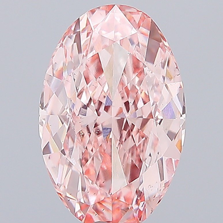 6.03 ct Oval Pink VS2 IGI Certified Lab Grown Diamond