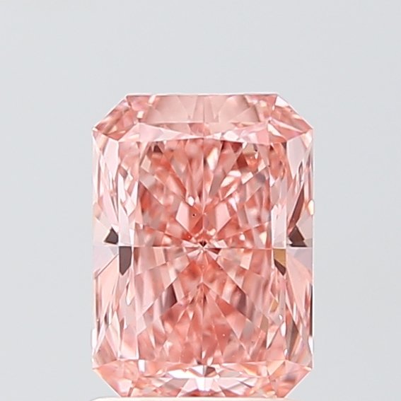 1.39 ct Radiant PINK VS2 IGI Certified Lab Grown Diamond