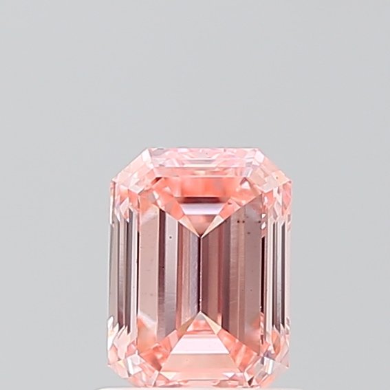0.96 ct Emerald PINK VS2 IGI Certified Lab Grown Diamond