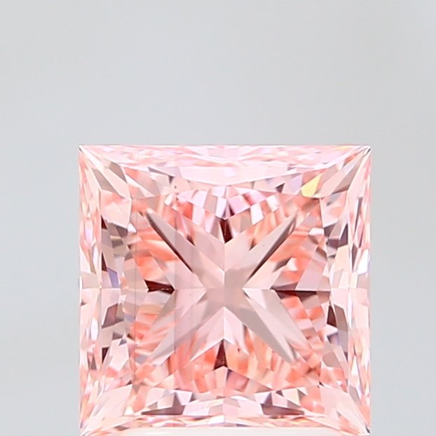 2.77 ct Princess PINK VS1 IGI Certified Lab Grown Diamond