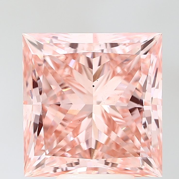 7.00 ct Princess PINK VS2 IGI Certified Lab Grown Diamond