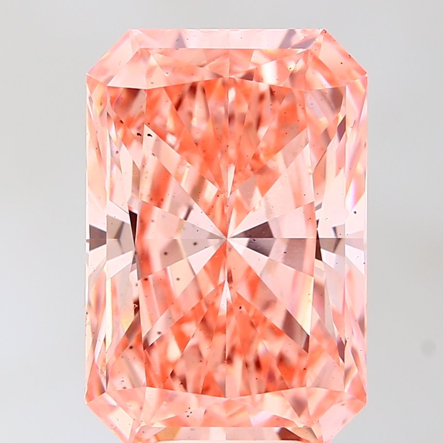 9.08 ct Radiant PINK SI1 IGI Certified Lab Grown Diamond