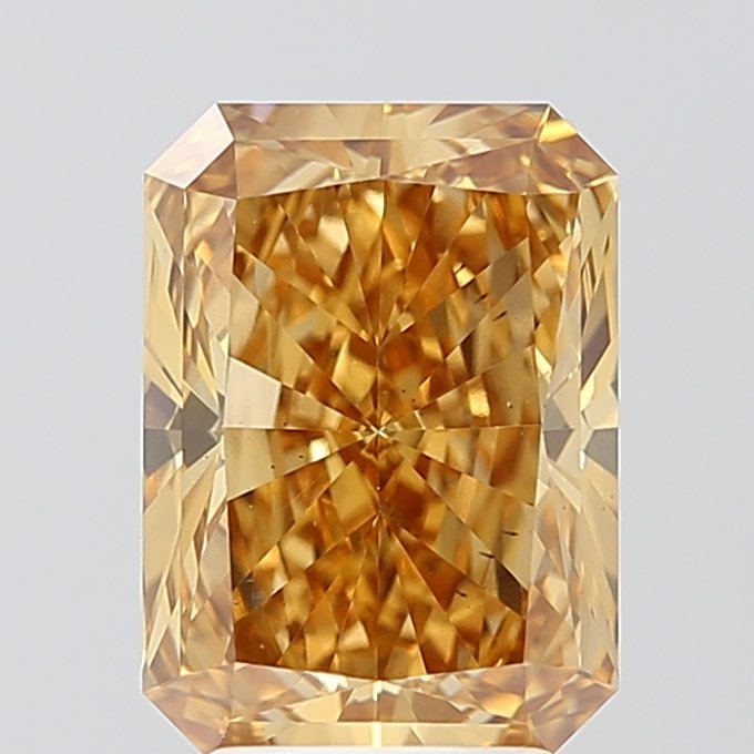 3.51 ct Radiant YELLOW VS2 IGI Certified Lab Grown Diamond