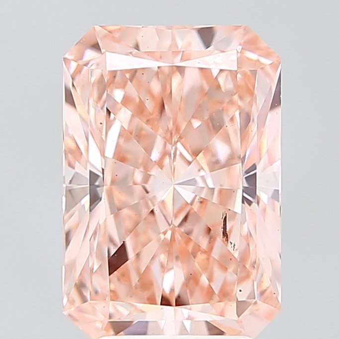 4.06 ct Radiant PINK VS2 IGI Certified Lab Grown Diamond