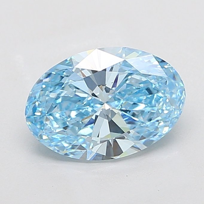 3.01 ct Oval Blue VS2 IGI Certified Lab Grown Diamond