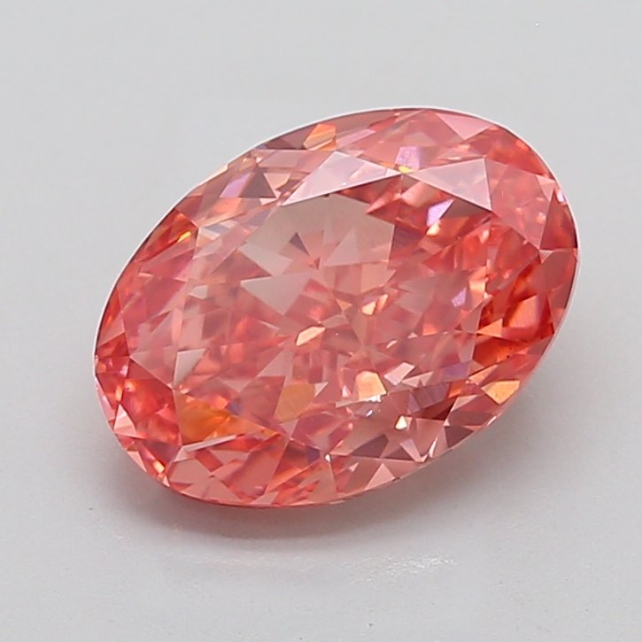 5.01 ct Oval Pink VS2 IGI Certified Lab Grown Diamond