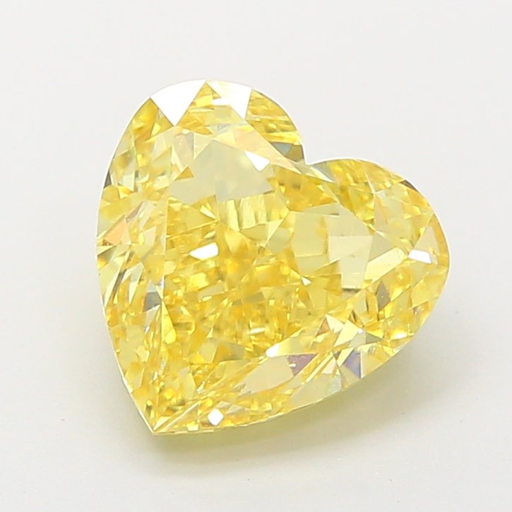 3.51 ct Heart Yellow VVS2 IGI Certified Lab Grown Diamond