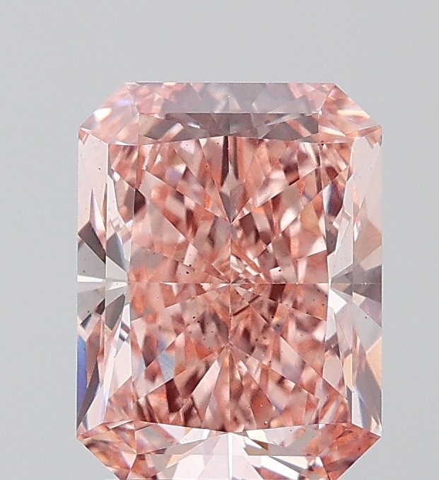 2.50 ct Radiant PINK VS2 IGI Certified Lab Grown Diamond