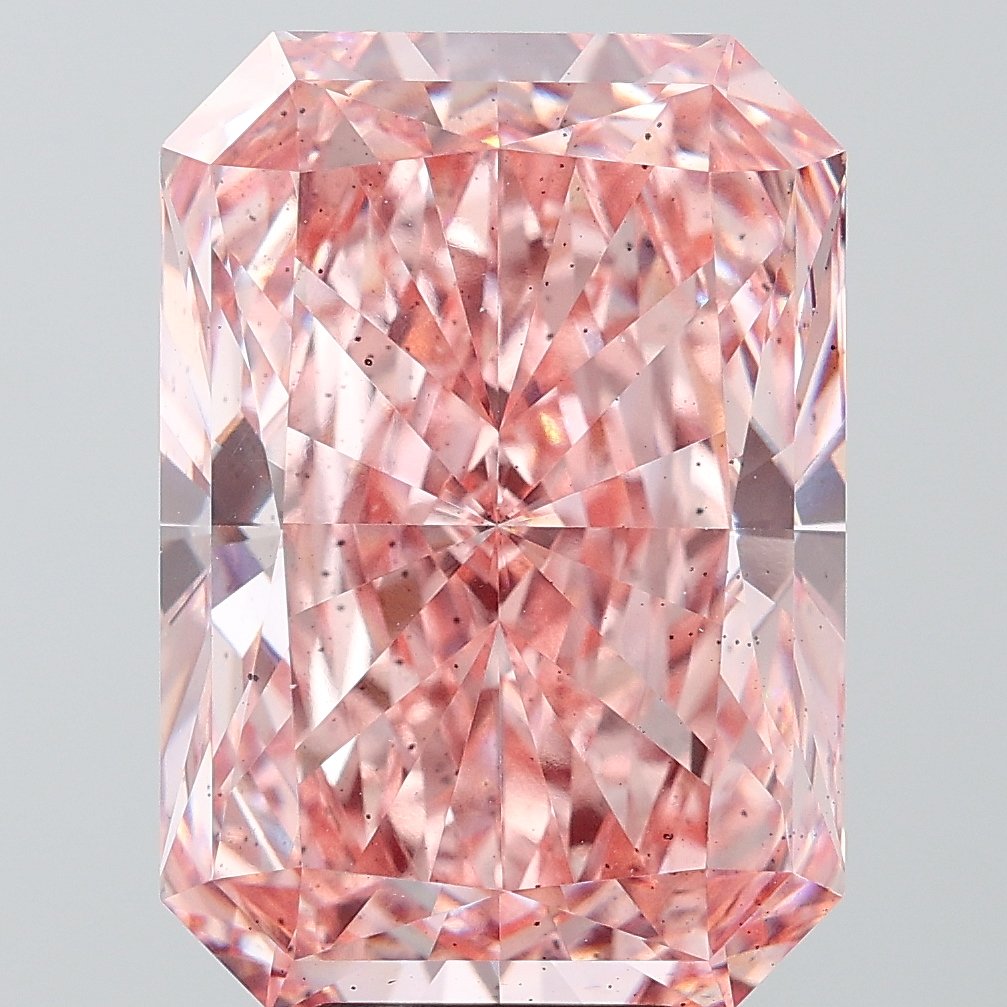10.41 ct Radiant PINK SI1 IGI Certified Lab Grown Diamond