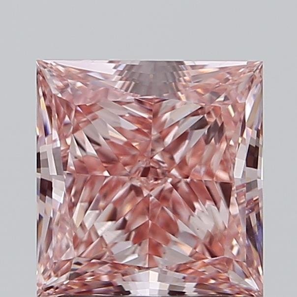 1.70 ct Princess PINK VS2 IGI Certified Lab Grown Diamond